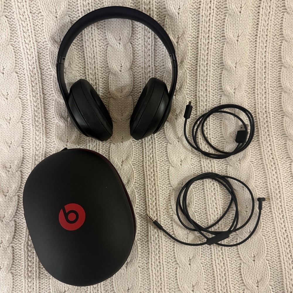 Beats by Dr. Dre Studio3 Over the Ear Wireless Headphones - Tested! Matte Black